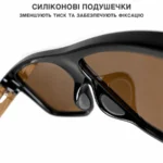 Окуляри сонцезахисні чоловічі з дерев’яними дужками - Зображення 4